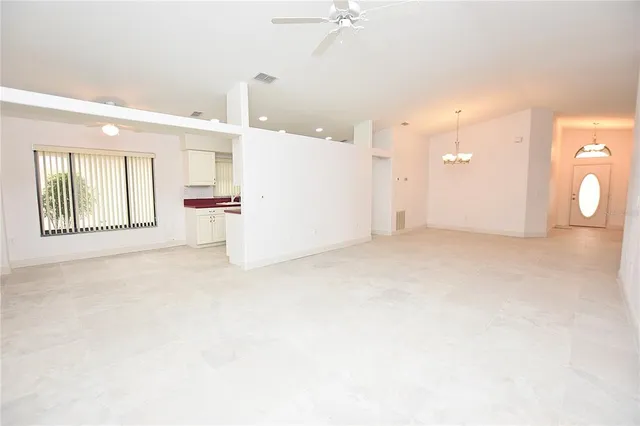 a view of a livingroom with a staircase