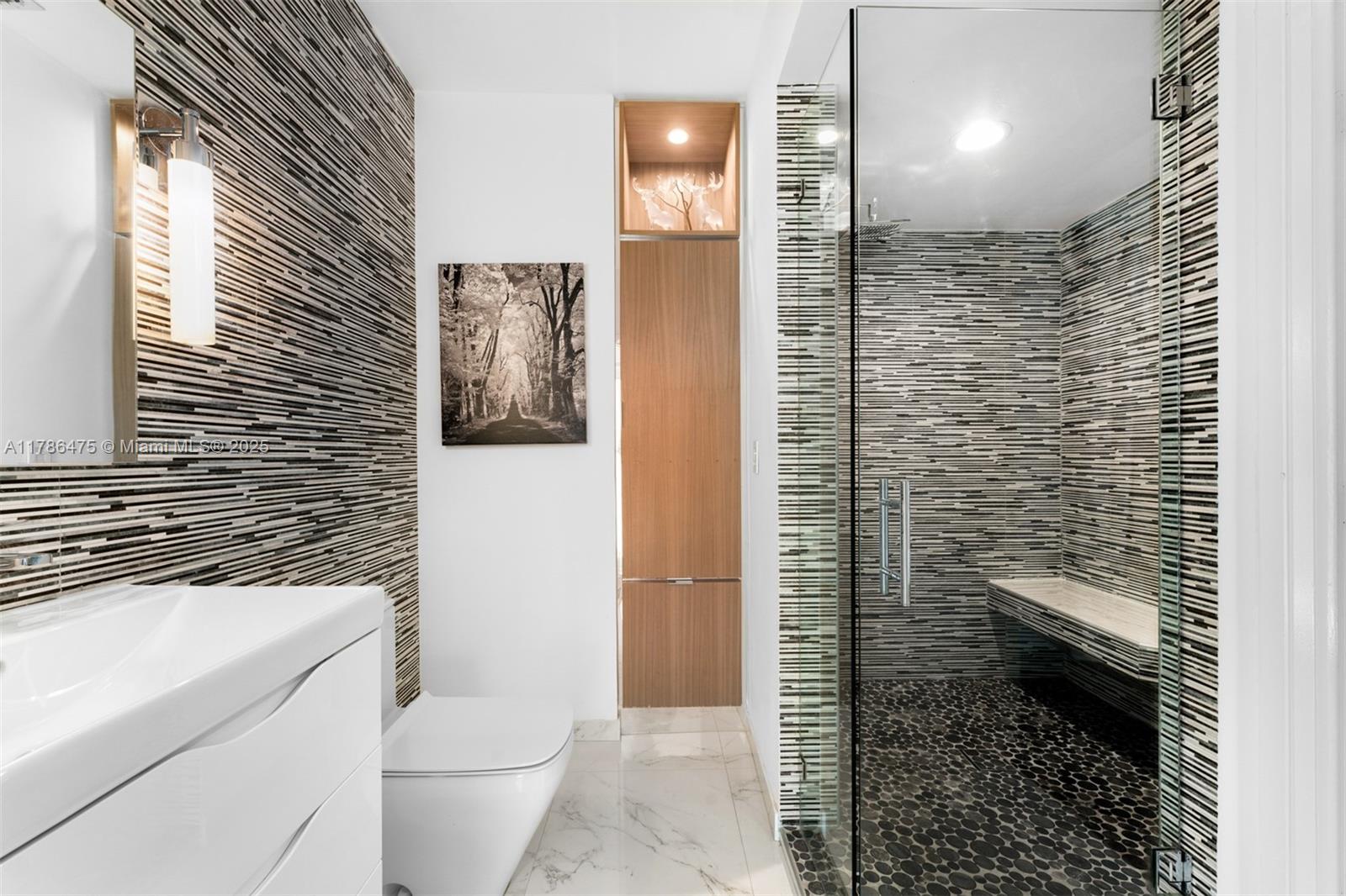 8820 Southwest 104th Street Miami, FL 33176 - Photo 16 of 44 a bathroom with a toilet and a shower