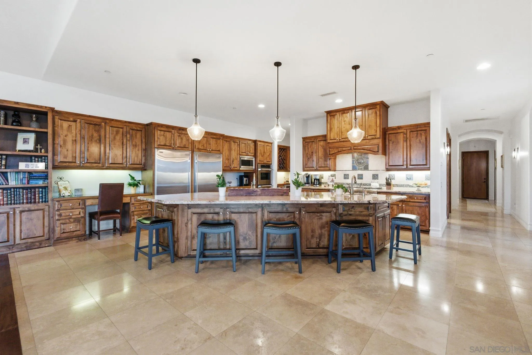15480 Eastvale Road Poway, CA 92064 - Photo 44 of 71 a kitchen with lots of counter top space