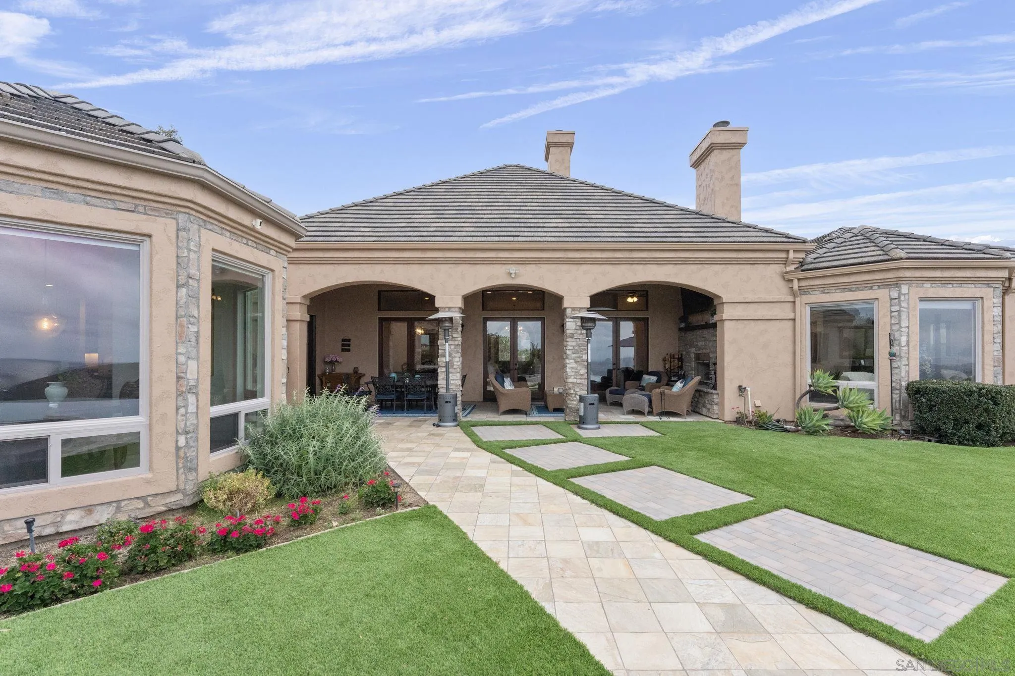 15480 Eastvale Road Poway, CA 92064 - Photo 9 of 71 front view of a house with a yard
