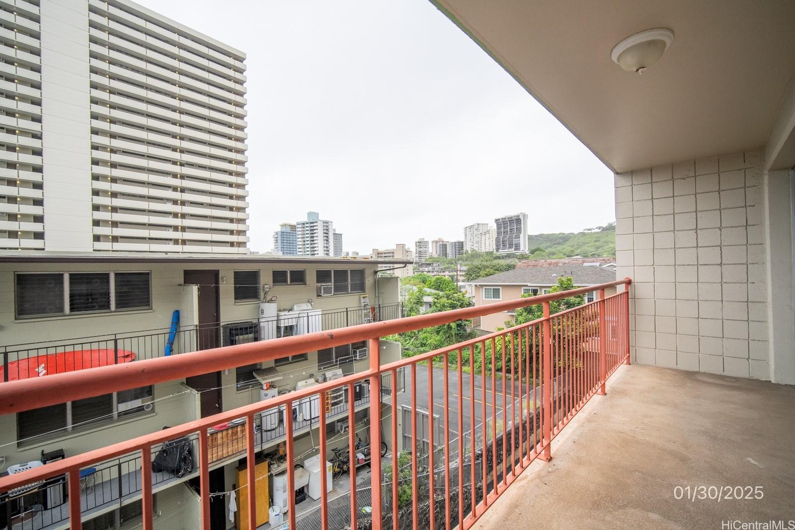1654 Liholiho Street, Unit 9 Honolulu, HI 96822 - Photo 16 of 16 a view of city from balcony