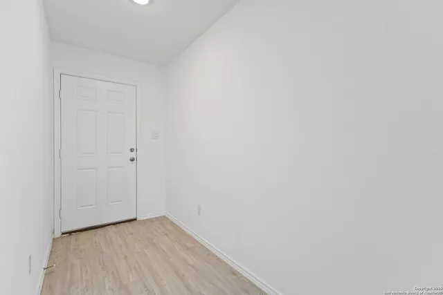 a view of an empty room