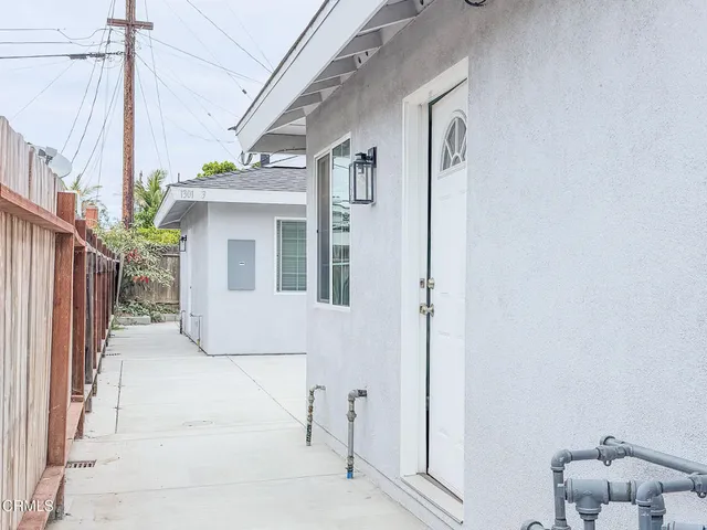 a view of front door