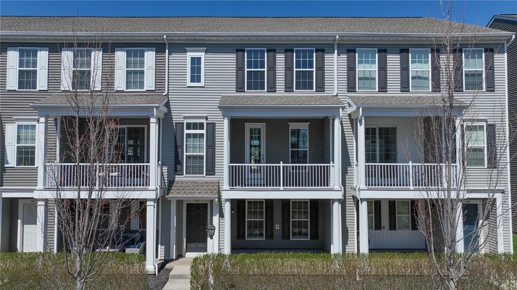 The exterior of this attractive townhome offers timeless curb appeal with clean architectural lines and a classic color palette that fits seamlessly into the neighborhood. A standout feature is the inviting covered porches, which provide the perfect spot to relax, enjoy morning coffee, or unwind at the end of the day.