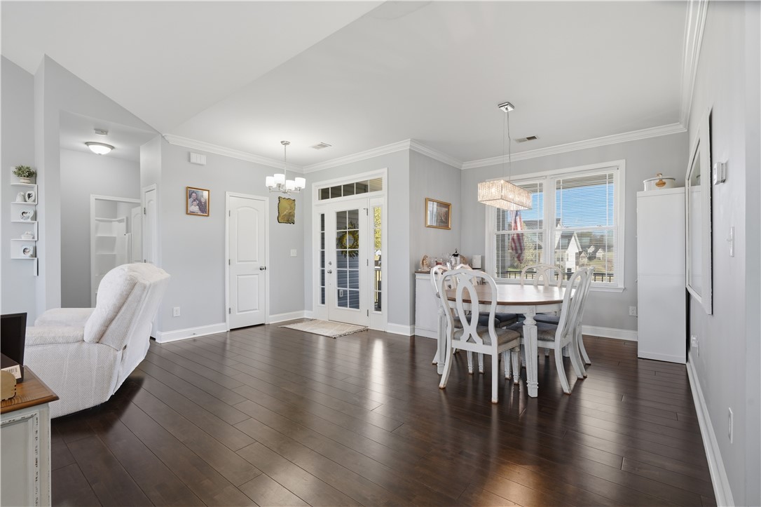 1312 Falcons Drive Walhalla, SC 29691 - Photo 12 of 34 This inviting space features rich hardwood flooring and abundant natural light.