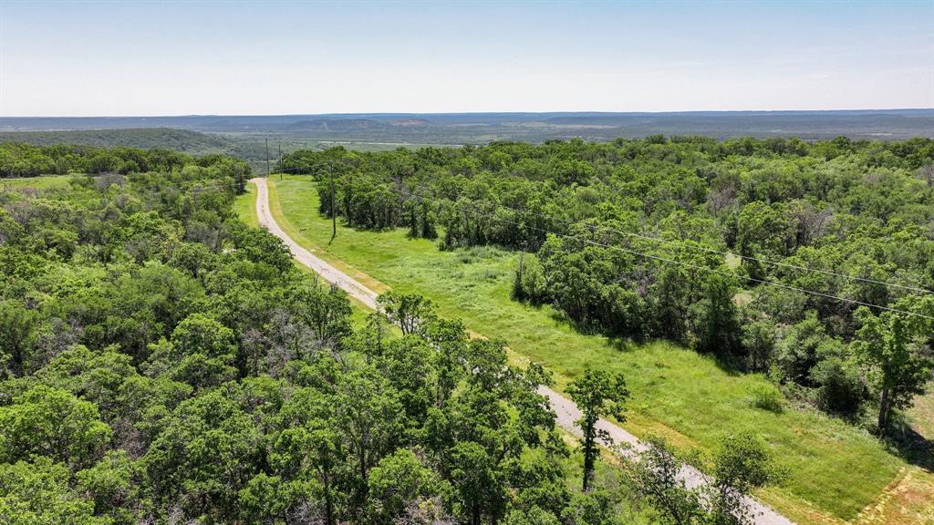 Tbd Lot 18.3 Tbd Road Gordon, TX 76453 - Photo 26 of 40 a view of a lush green forest with trees and houses in the back