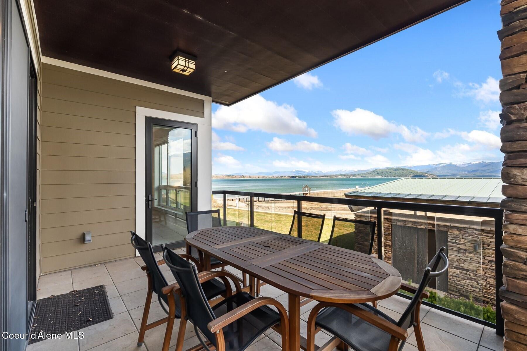 412 Sandpoint Avenue, Unit 131 Sandpoint, ID 83864 - Photo 17 of 36 Lanai with Lake & Mtn Views