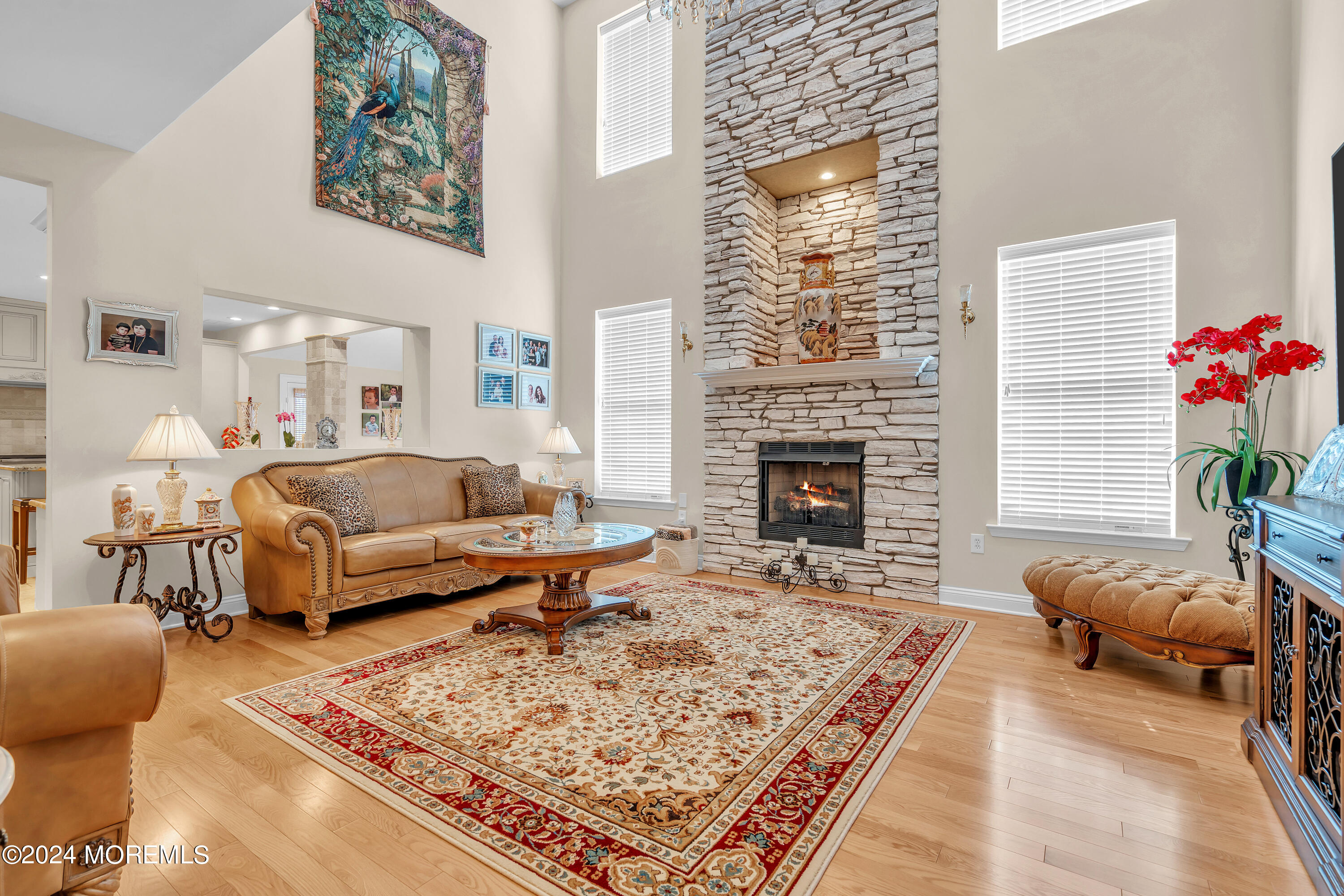 2050 MacKenzie Road Toms River, NJ 08755 - Photo 21 of 95 a living room with furniture and a fireplace