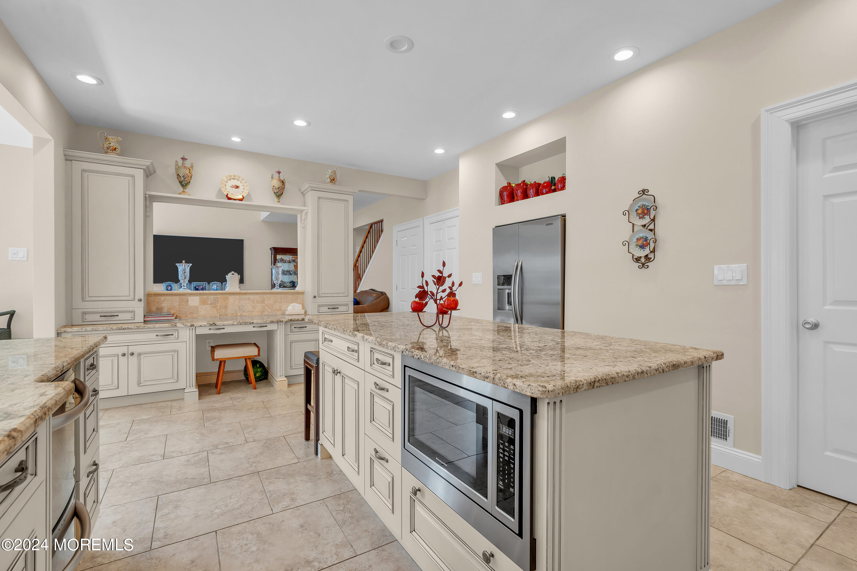 2050 MacKenzie Road Toms River, NJ 08755 - Photo 32 of 95 a kitchen with stainless steel appliances granite countertop a sink stove and cabinets