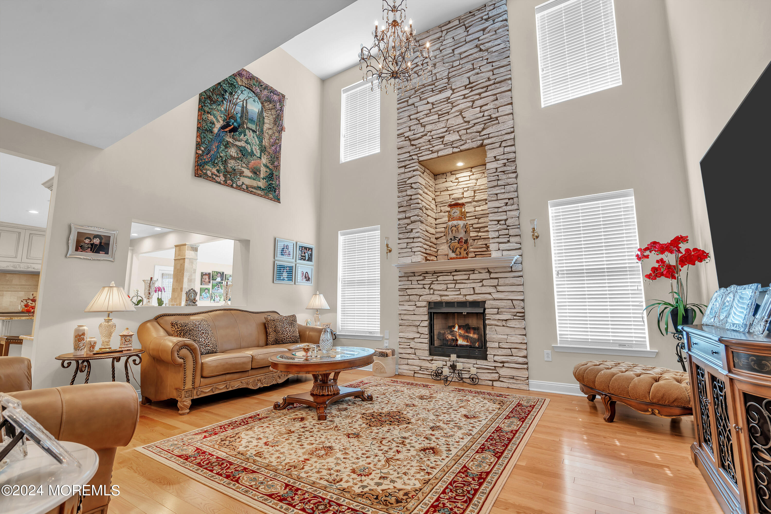 2050 MacKenzie Road Toms River, NJ 08755 - Photo 45 of 95 a living room with furniture or couch and a fireplace