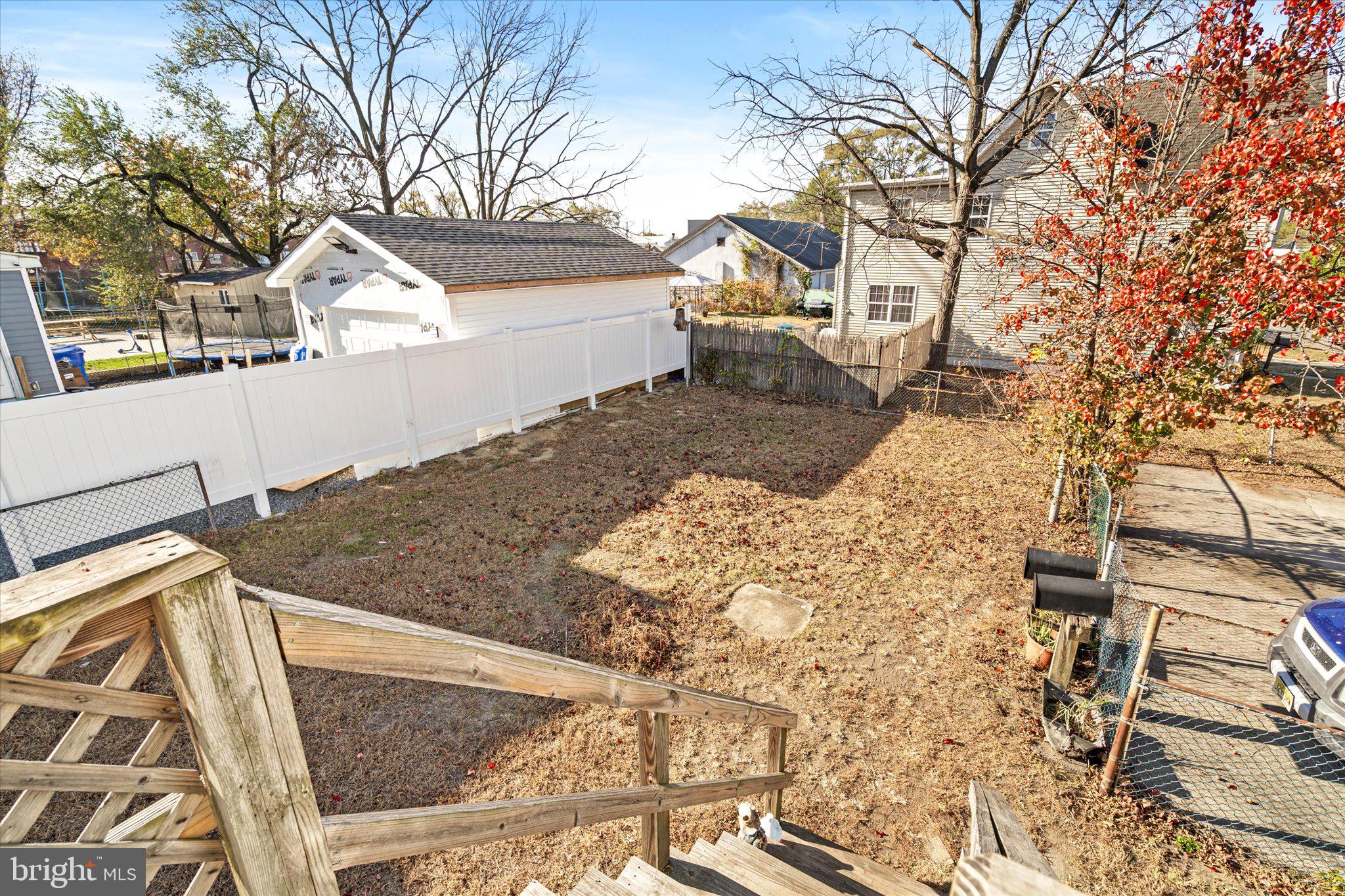 130 North Fairview Street Riverside, NJ 08075 - Photo 30 of 34 a view of a backyard of the house