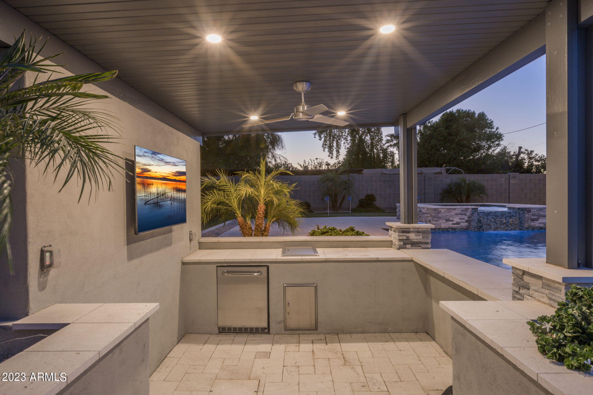 1629 East Montebello Avenue Phoenix, AZ 85016 - Photo 35 of 88 Private Backyard and Bar