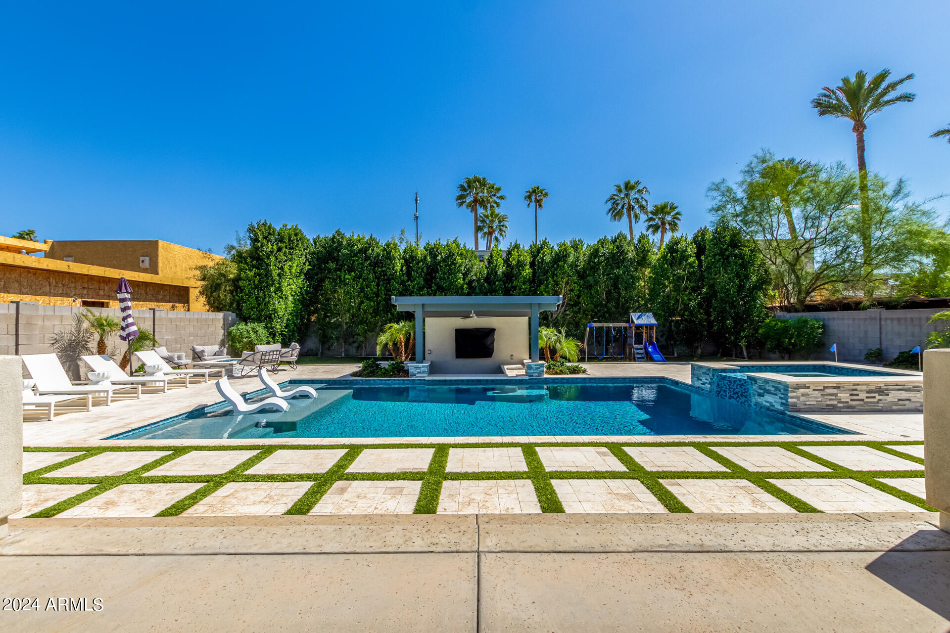 1629 East Montebello Avenue Phoenix, AZ 85016 - Photo 82 of 88 Private Backyard with Heated Pool & Spa