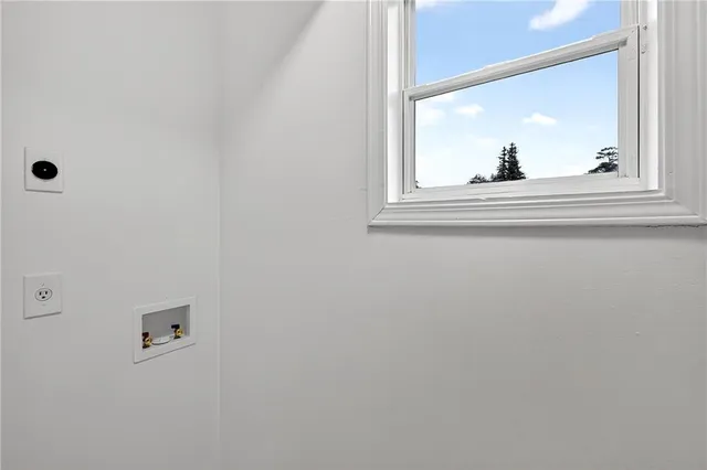a view of a livingroom with a window
