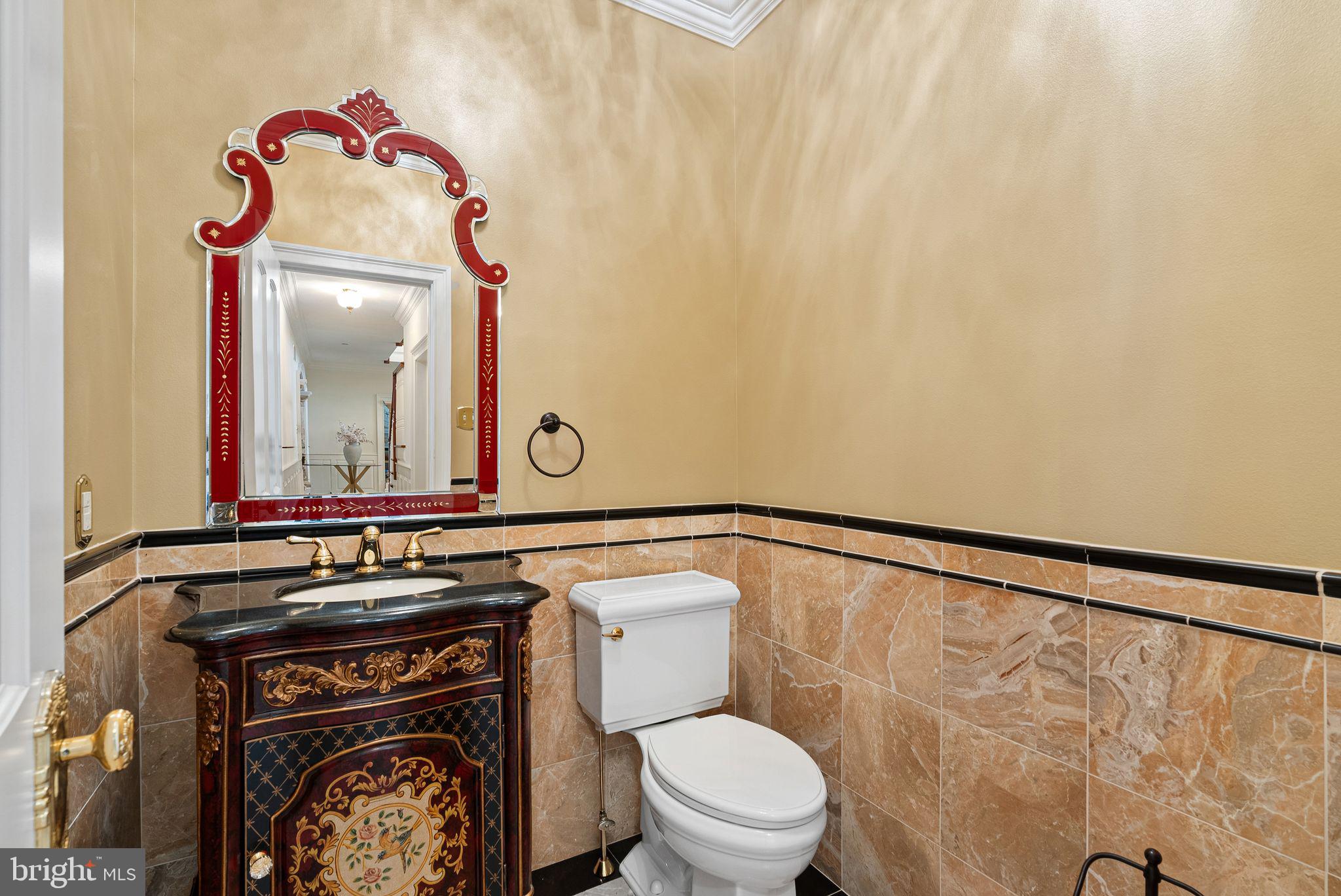 2 Greystone Circle Newtown Square, PA 19073 - Photo 17 of 57 a bathroom with a sink and a mirror