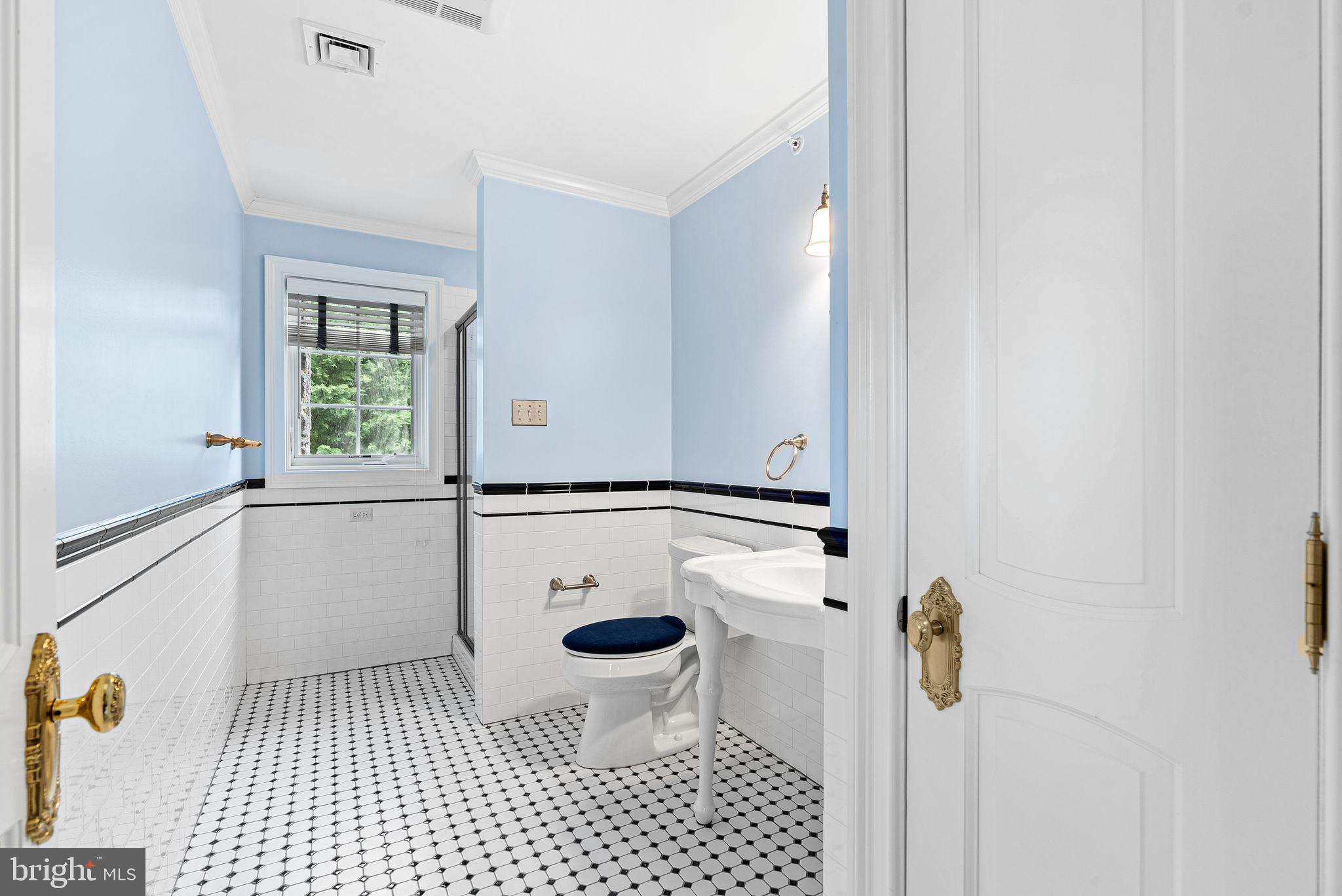 2 Greystone Circle Newtown Square, PA 19073 - Photo 28 of 57 a bathroom with a sink toilet and shower