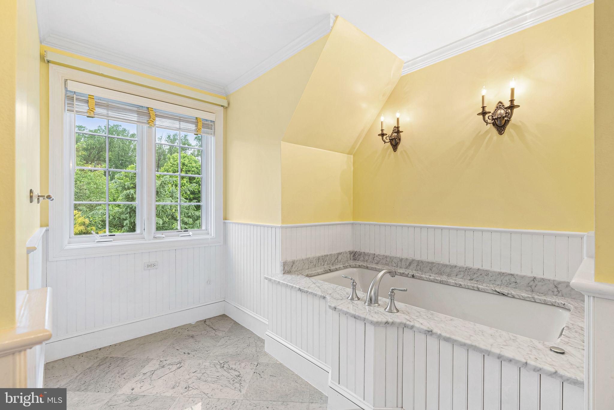 2 Greystone Circle Newtown Square, PA 19073 - Photo 31 of 57 a view of a bathroom with a tub and a window