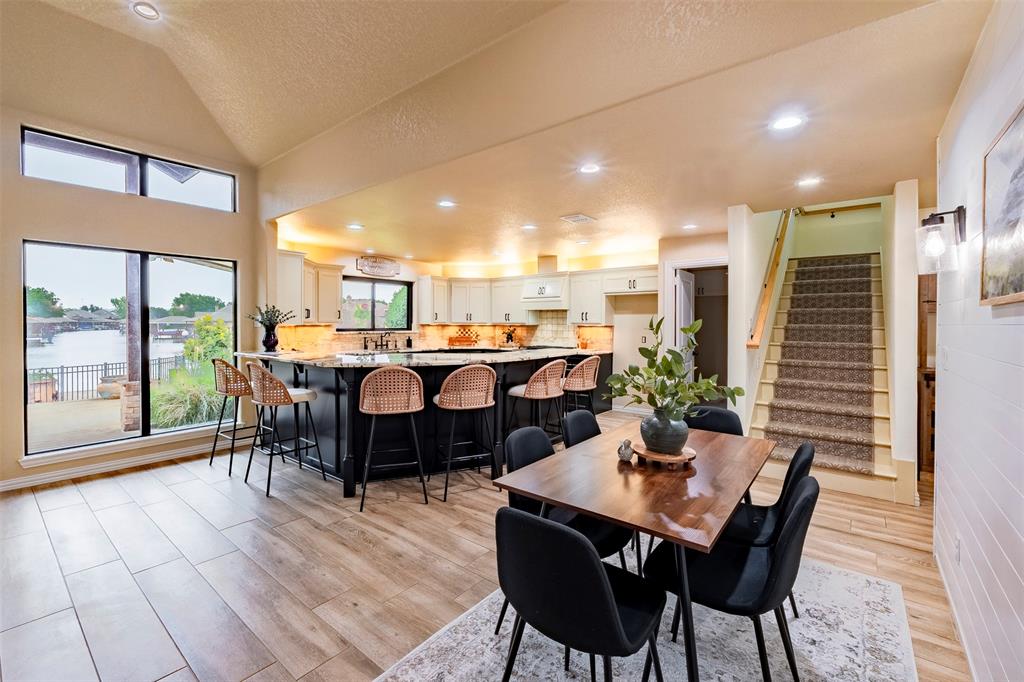 2325 River Road Granbury, TX 76048 - Photo 14 of 40 Dining space with lake views