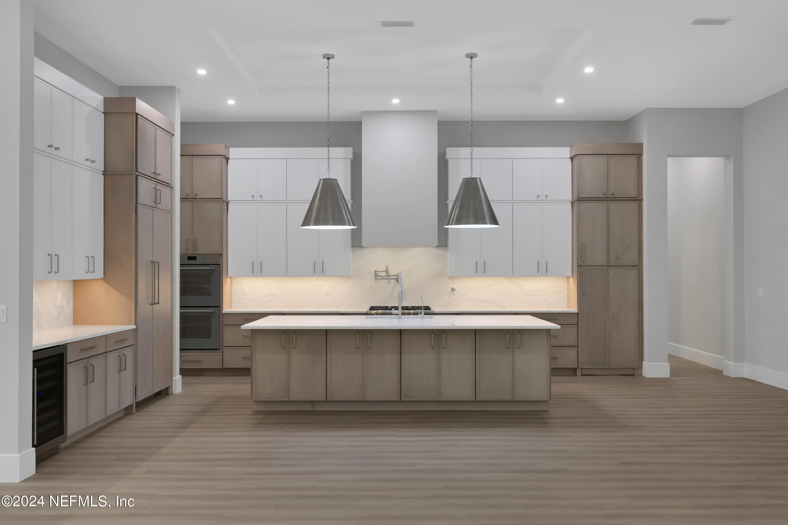 149 Marshall Creek Drive St. Augustine, FL 32095 - Photo 17 of 91 a view of kitchen with stainless steel appliances kitchen island a sink and a refrigerator