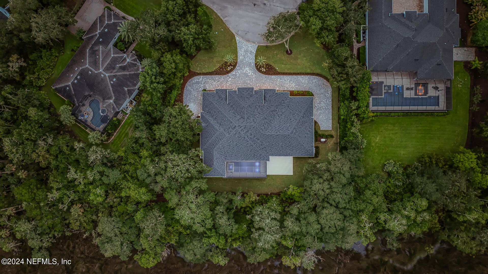 149 Marshall Creek Drive St. Augustine, FL 32095 - Photo 74 of 91 an aerial view of a house