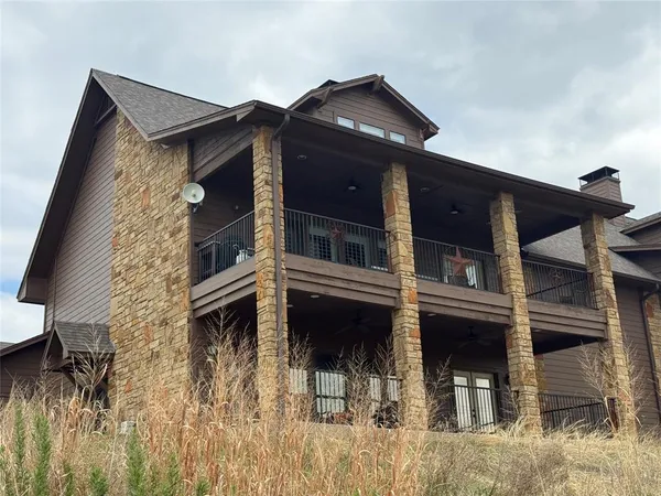 front view of a house with a street