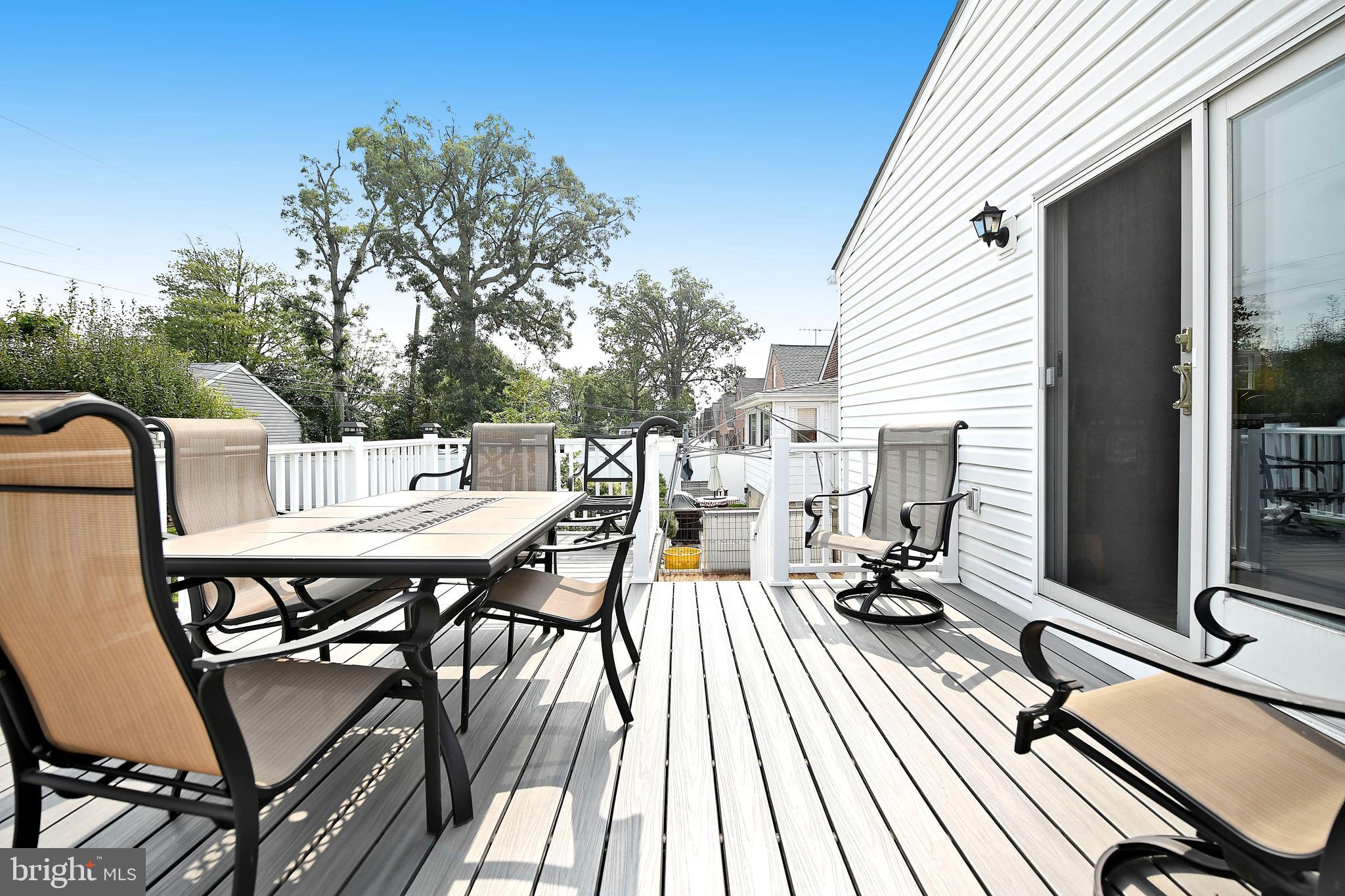 2812 Emerald Road Baltimore, MD 21234 - Photo 7 of 27 Trex rear deck off the Kitchen slider!