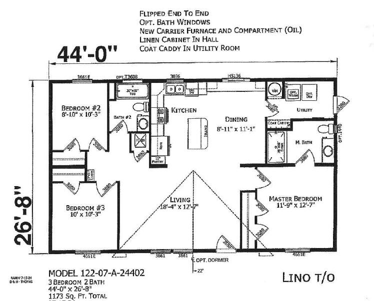 61 Water Street Howland, ME 04448 - Photo 24 of 24 Floor plan