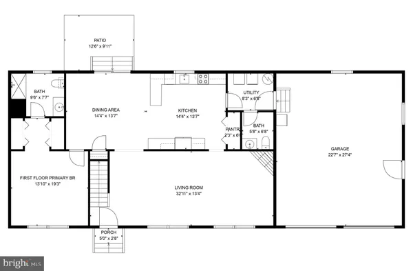 a picture of a floor plan