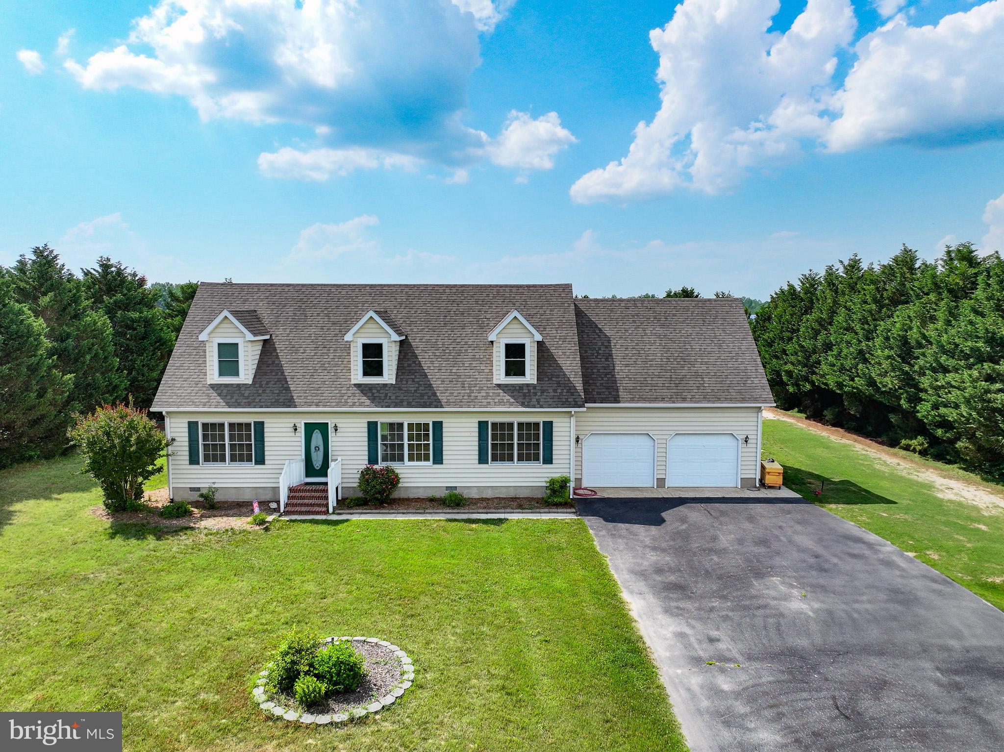 22408 Hog Creek Road Preston, MD 21655 - Photo 24 of 45 Full size two car wide Drive and Garage