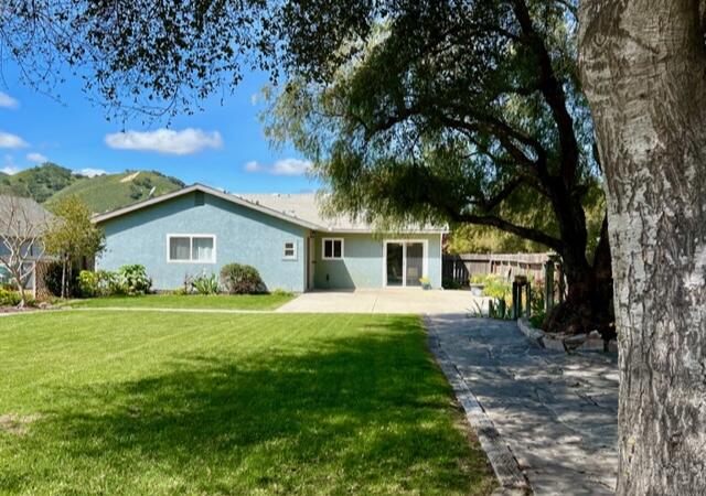 490 Foxen Lane Los Alamos, CA 93440 - Photo 2 of 16 a front view of house with yard and trees