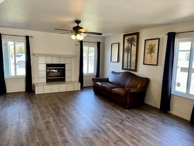 490 Foxen Lane Los Alamos, CA 93440 - Photo 3 of 16 a living room with furniture and a fireplace