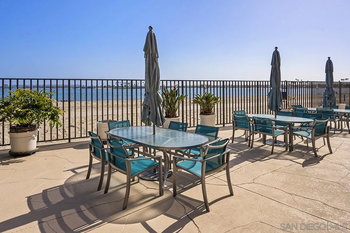 1125 Pacific Beach Drive, Unit 104 San Diego, CA 92109 - Photo 41 of 67 a view of a terrace with furniture