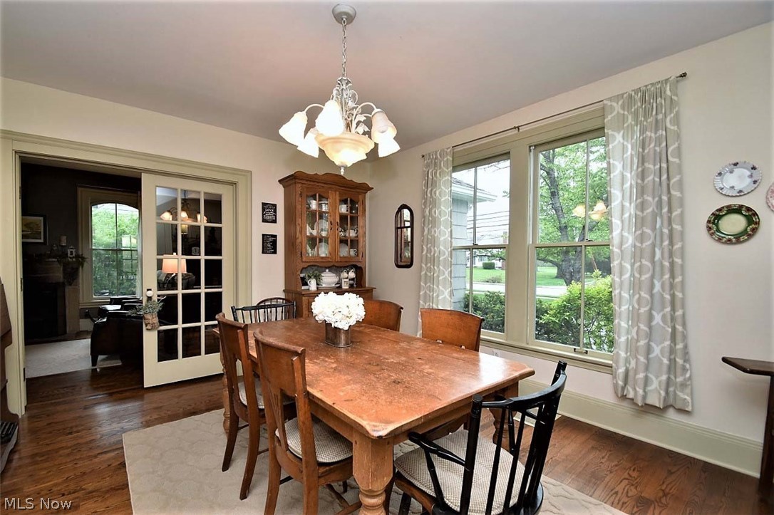 34275 Bainbridge Road Solon, OH 44139 - Photo 10 of 32 Dining room off of kitchen with beautiful hardwood floors