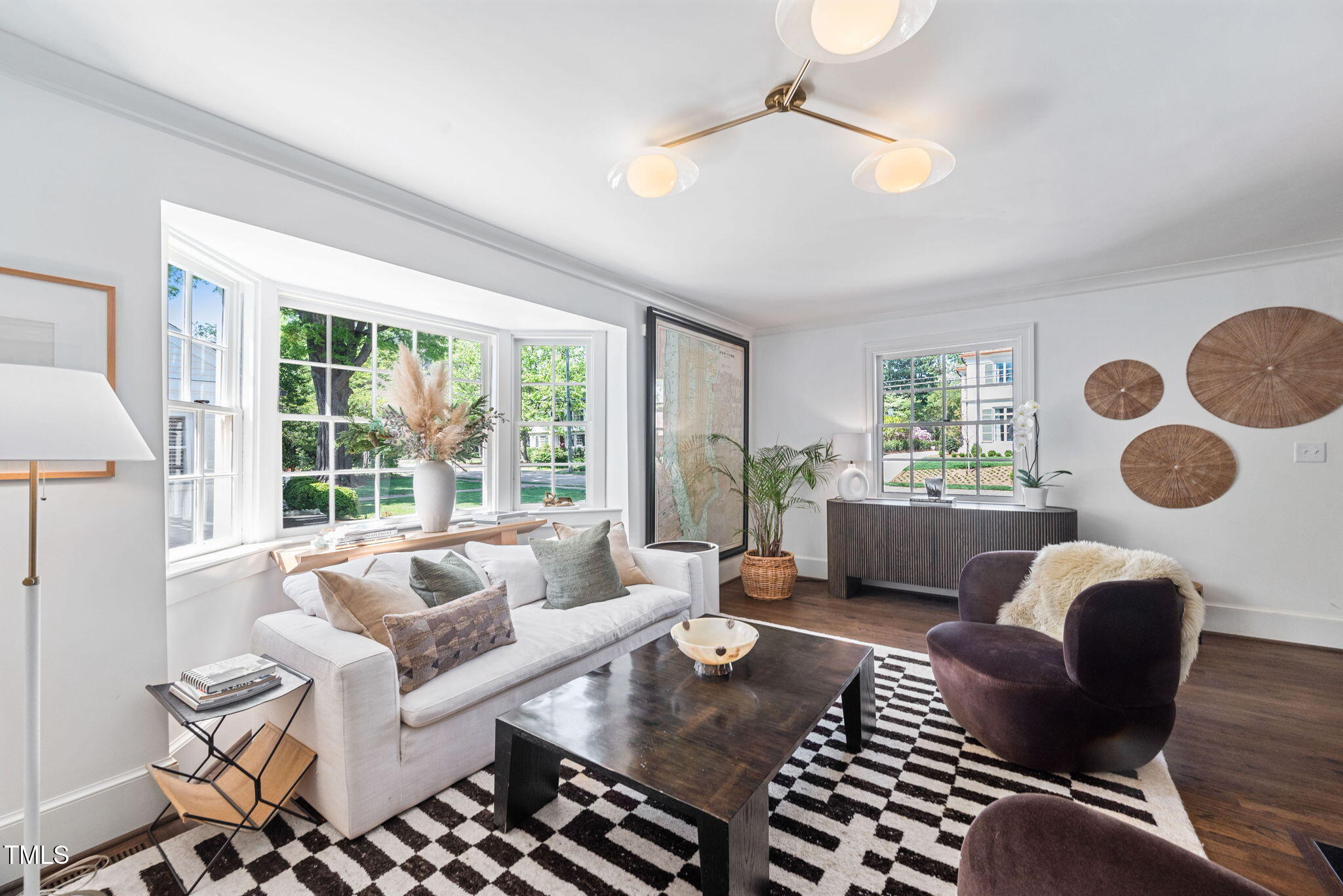 1619 Craig Street Raleigh, NC 27608 - Photo 11 of 49 a living room with furniture and a large window