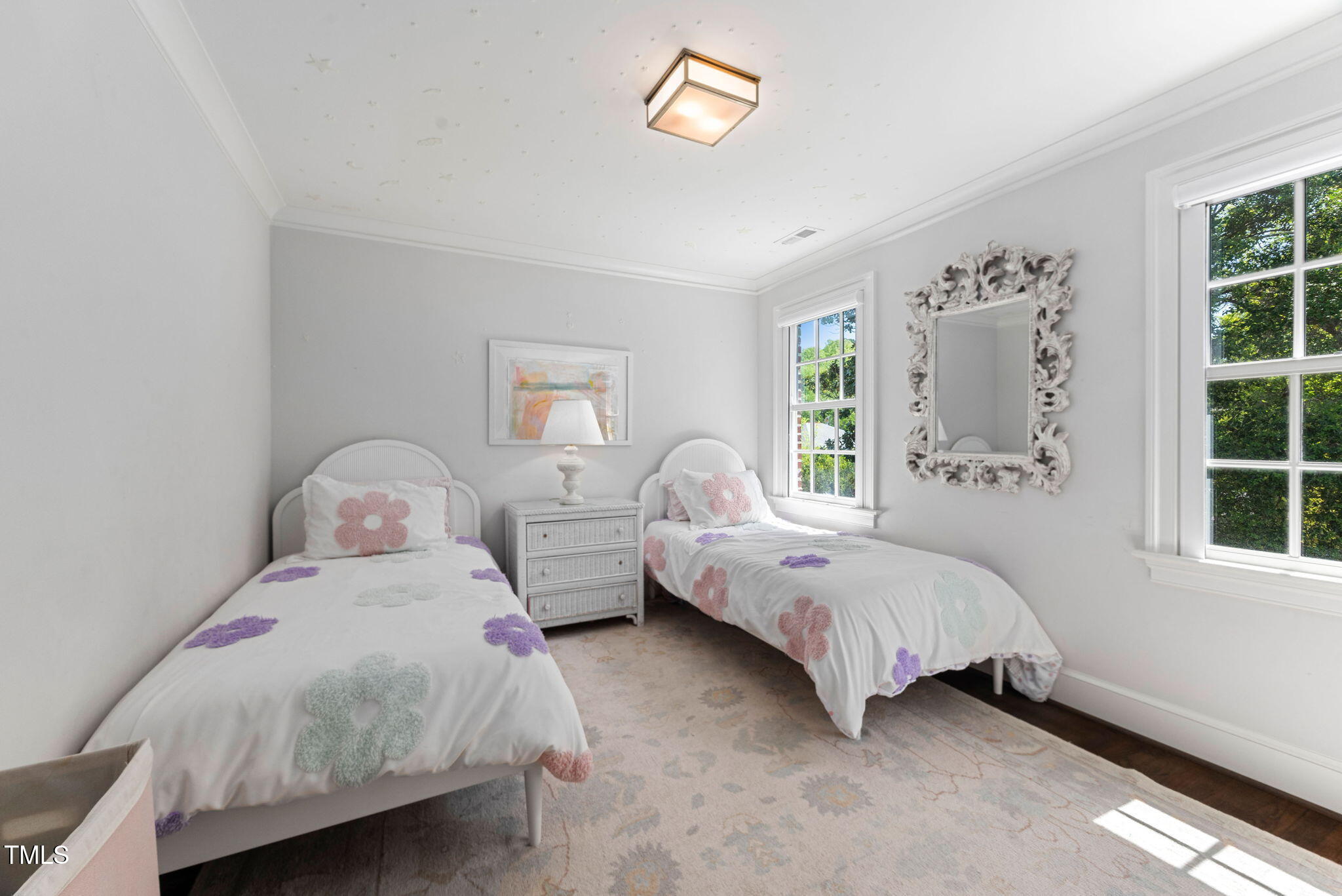 1619 Craig Street Raleigh, NC 27608 - Photo 28 of 49 a bed room with two beds and a window