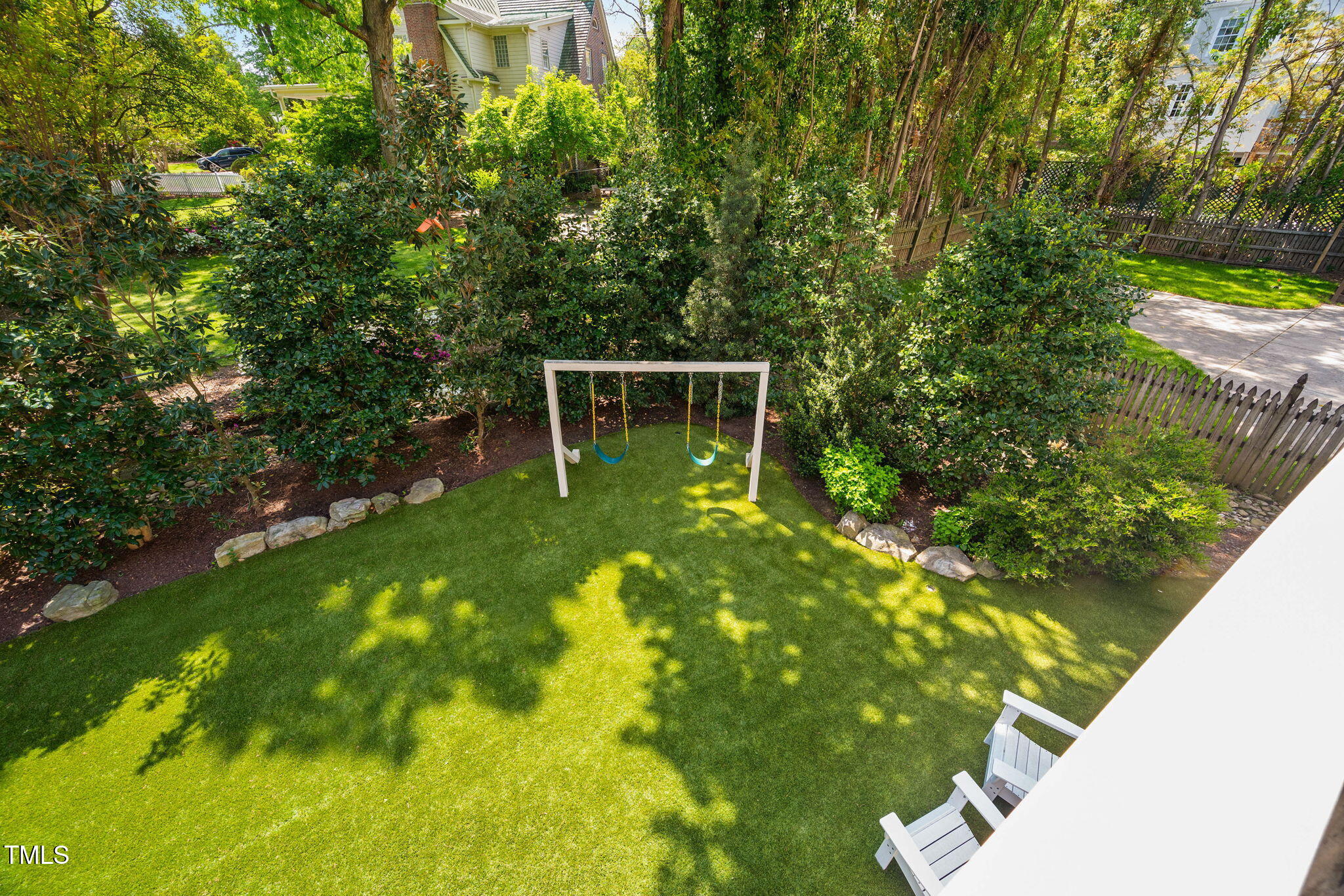1619 Craig Street Raleigh, NC 27608 - Photo 42 of 49 a balcony with yard