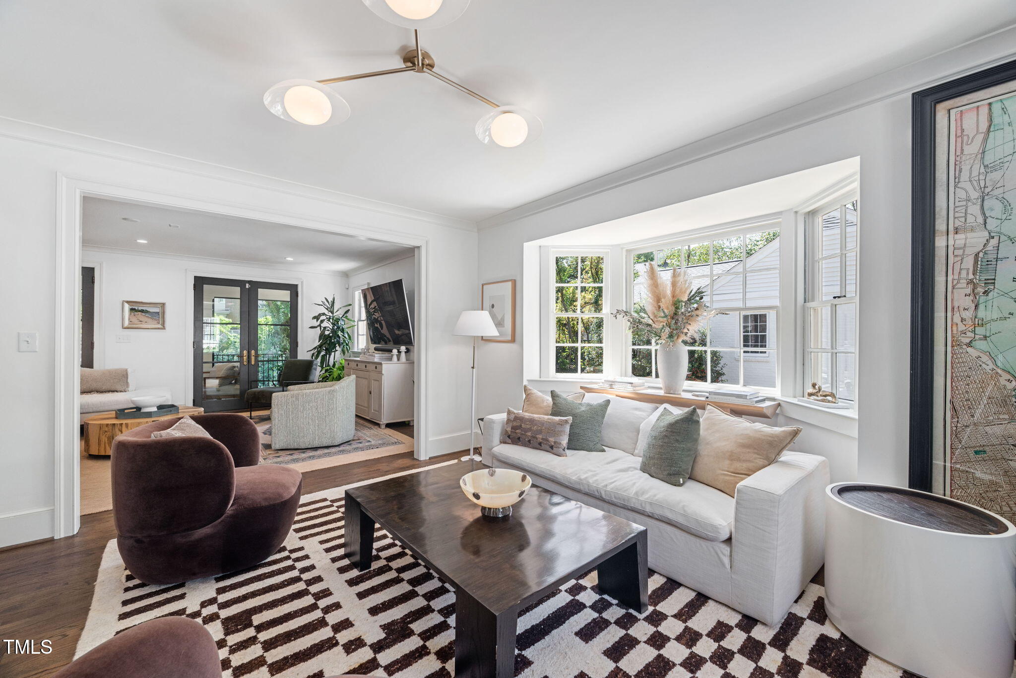 1619 Craig Street Raleigh, NC 27608 - Photo 10 of 49 a living room with furniture and a large window