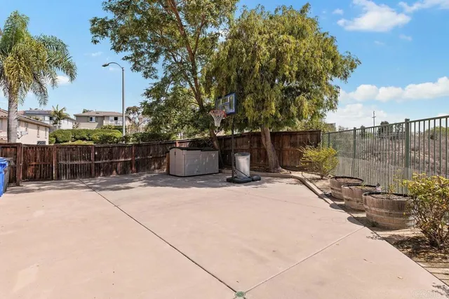 a outdoor view with a sitting space