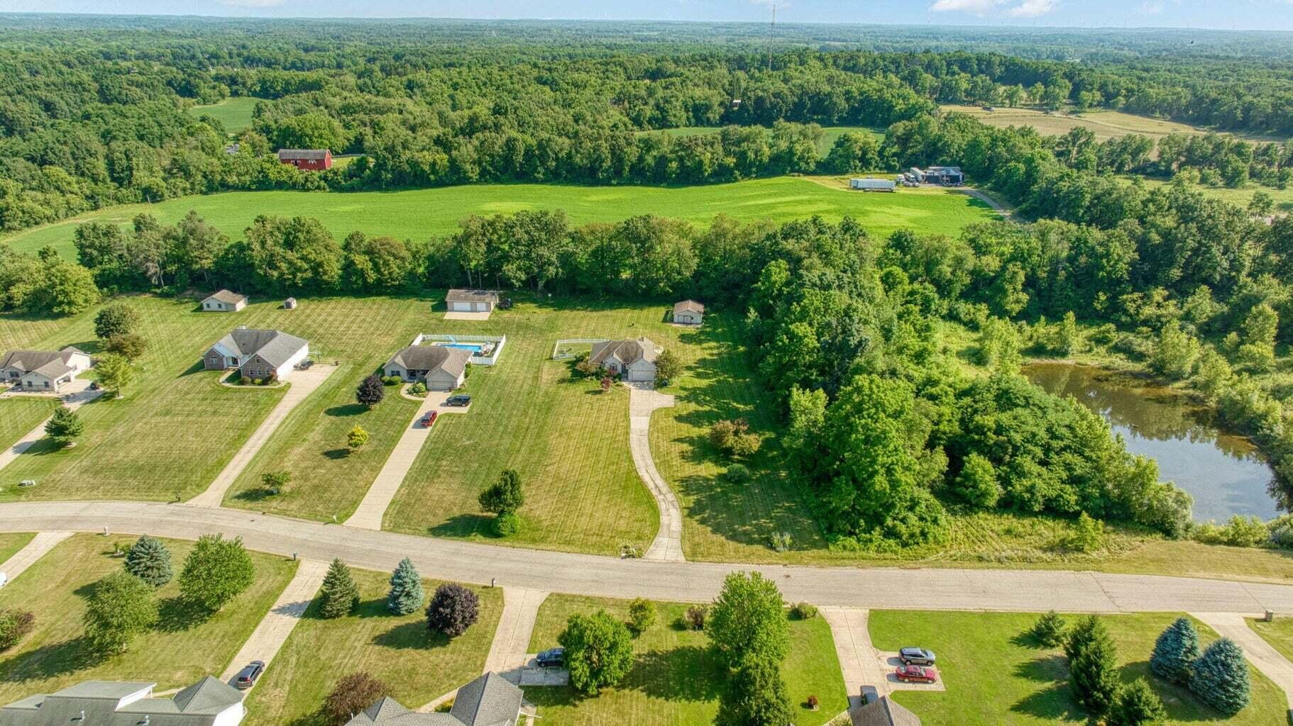 V/l Lindsey Road Jackson, MI 49201 - Photo 4 of 6 2595 Lindsey Lot aerial