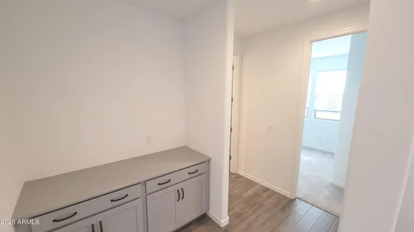 a room with a hallway