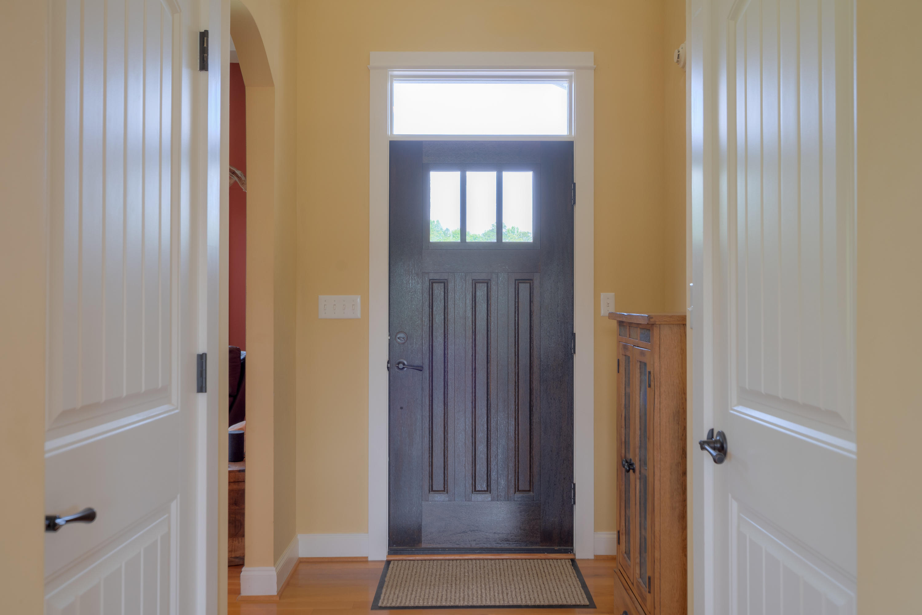 1839 Blue Ridge Springs Road Blue Ridge, VA 24064 - Photo 11 of 68 a view of a hallway with wooden floor and closet area