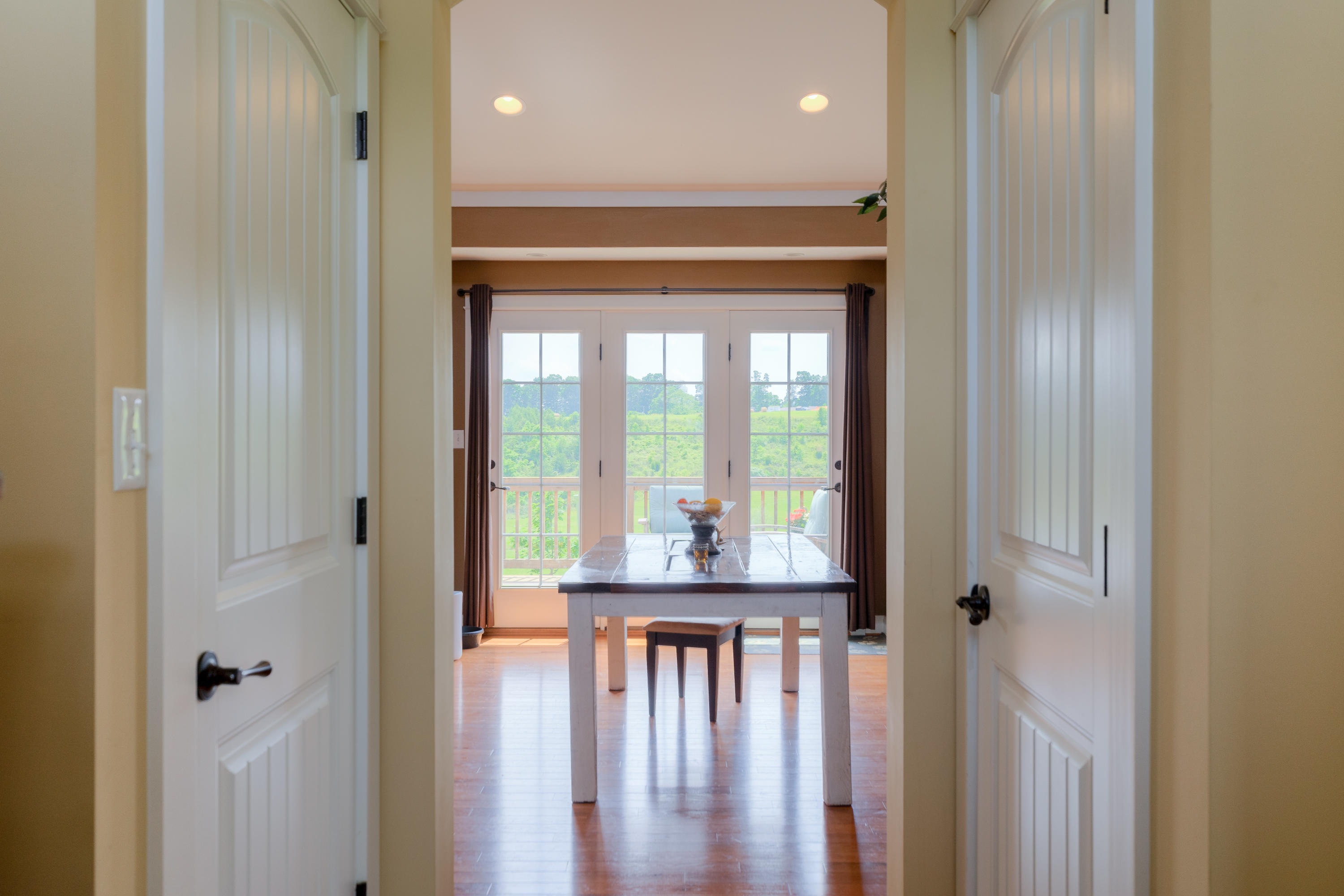 1839 Blue Ridge Springs Road Blue Ridge, VA 24064 - Photo 12 of 68 a view of a hallway with wooden floor and entryway