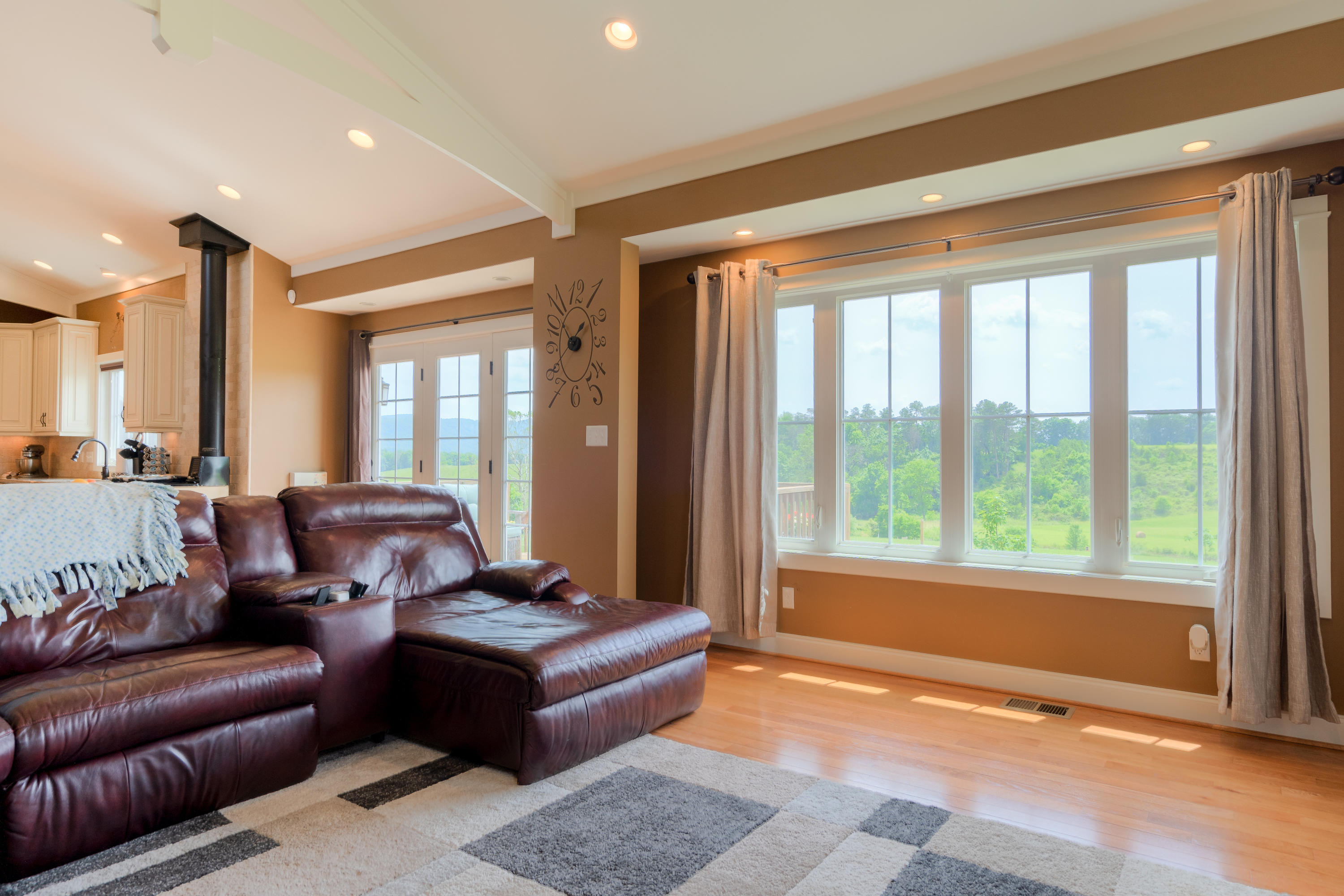 1839 Blue Ridge Springs Road Blue Ridge, VA 24064 - Photo 29 of 68 a living room with furniture and a large window