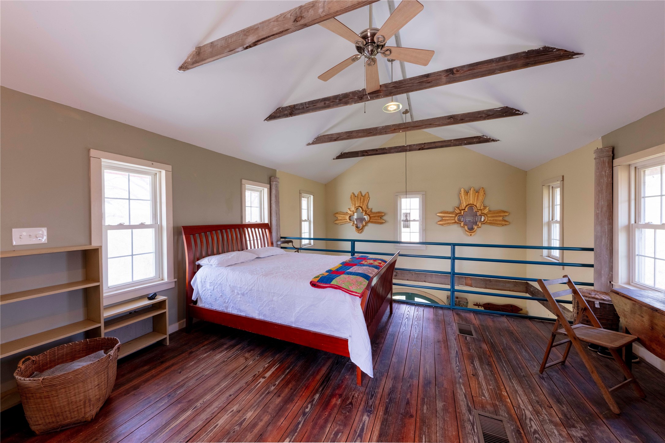 38241 Wiggins Road Hempstead, TX 77445 - Photo 28 of 48 a bedroom with furniture and a wooden floor