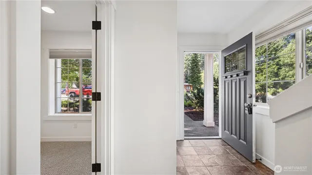 a view of a entryway