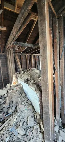 a view of a door of the house