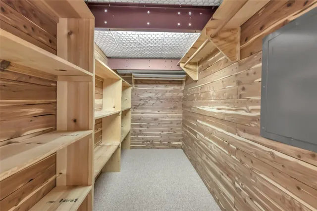 a view of kitchen with wooden floor