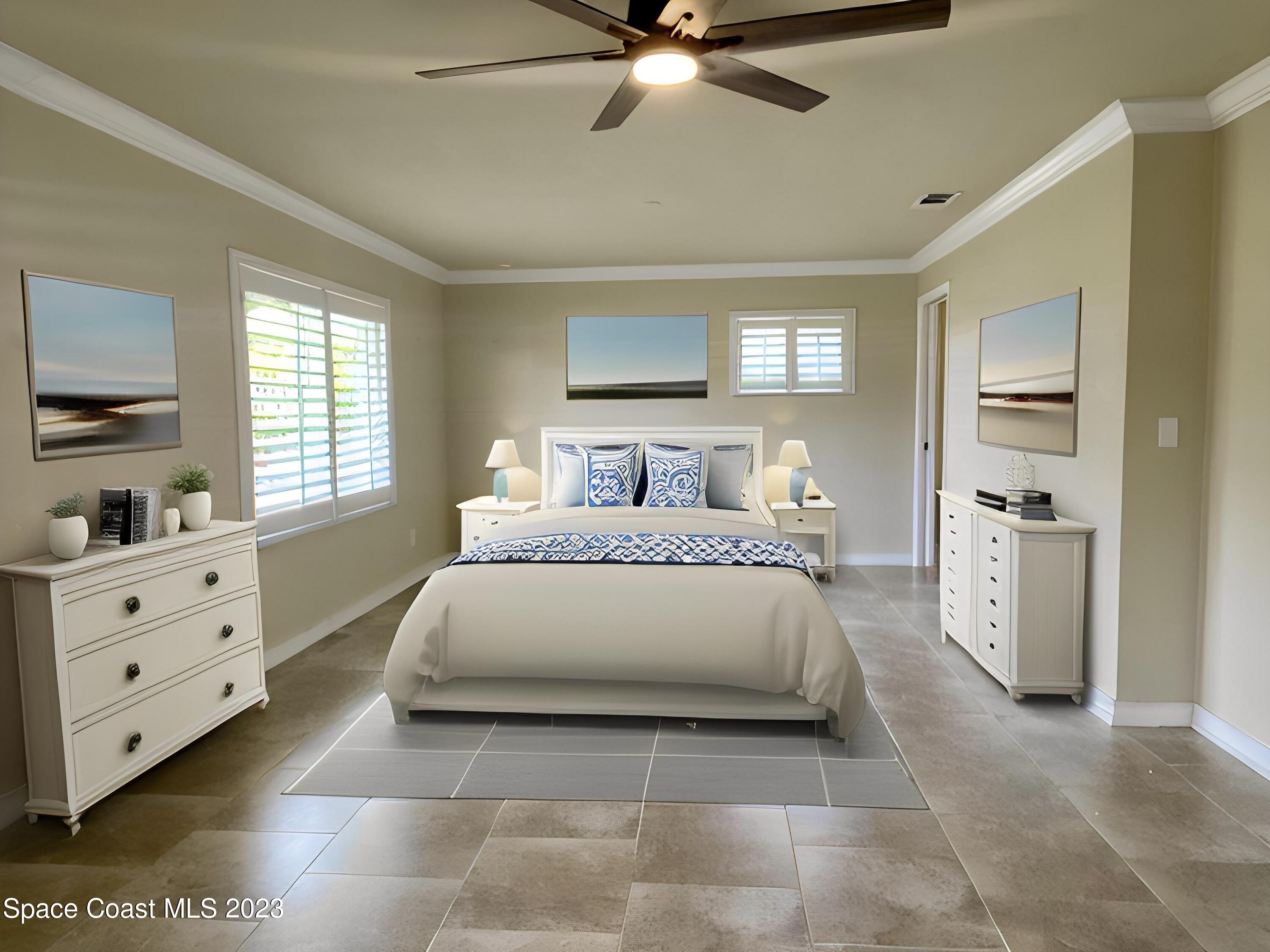 2900 Pine Branch Drive Melbourne, FL 32940 - Photo 20 of 48 Primary Bedroom Virtual Staging