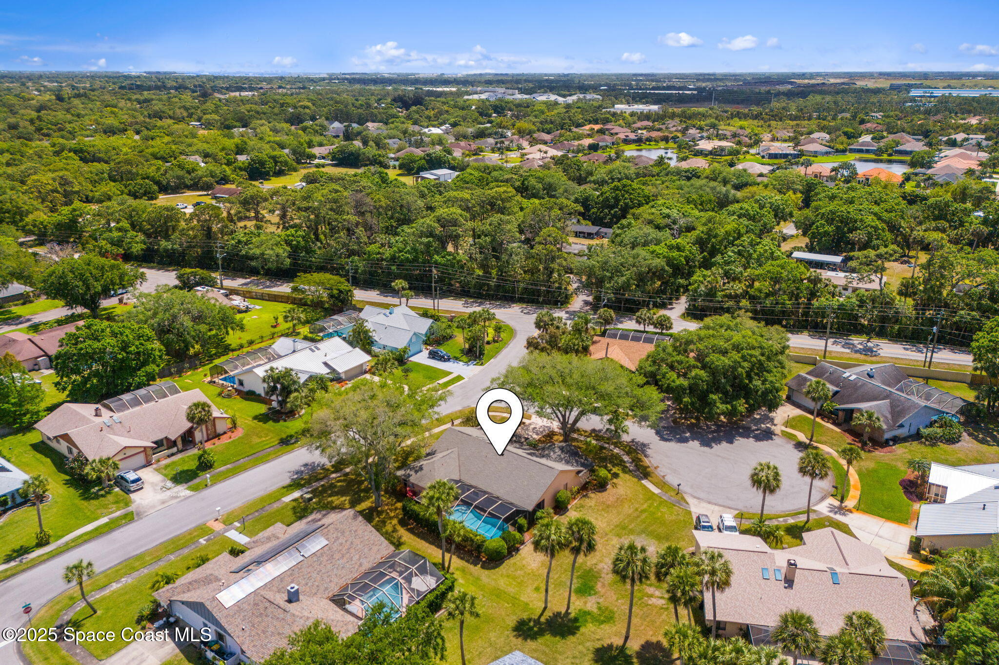 3700 Red Duck Place Melbourne, FL 32934 - Photo 43 of 47 an aerial view of residential houses with outdoor space