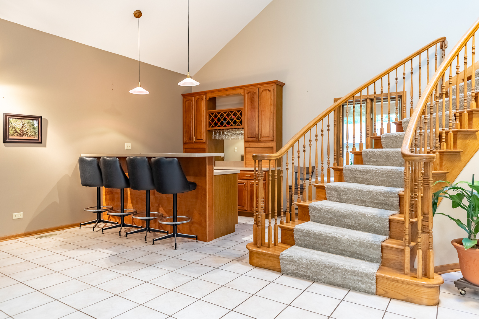 3530 East Challas Entrance Crete, IL 60417 - Photo 7 of 60 a view of entryway with stairs and a couch